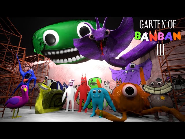 NEW GAME!!! Garten of Banban 6 All NEW Bosses + ENDING Full Gameplay in  2023