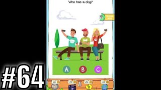 Braindom 2 Riddle Level 64 Who has a dog? Gameplay Solution Walkthrough screenshot 5