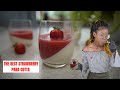 How to make PERFECT STRAWBERRY PANA COTTA😋🤤