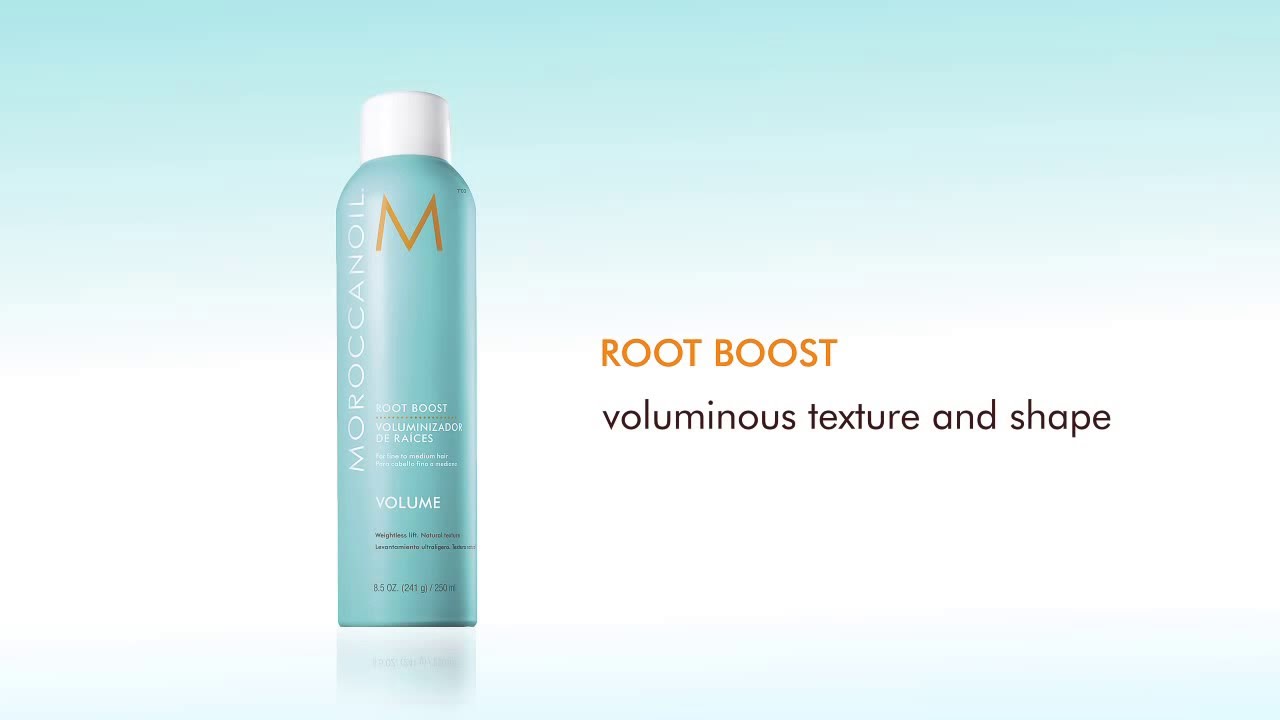 Использование Moroccanoil Root Boost