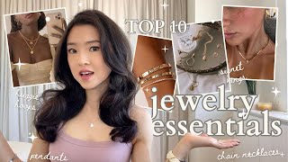 TOP 10 JEWELRY ESSENTIALS EVERYONE NEEDS ✨must-have pieces to elevate your appearance by Julianna Lee 4,356 views 1 month ago 6 minutes, 3 seconds