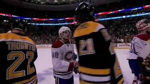 Briere mic'd up during handshake line