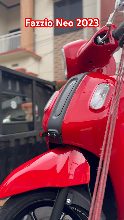 Yamaha Fazzio Neo Hybrid warna merah. ciamik! Beli di Dealer Mataram Sakti
