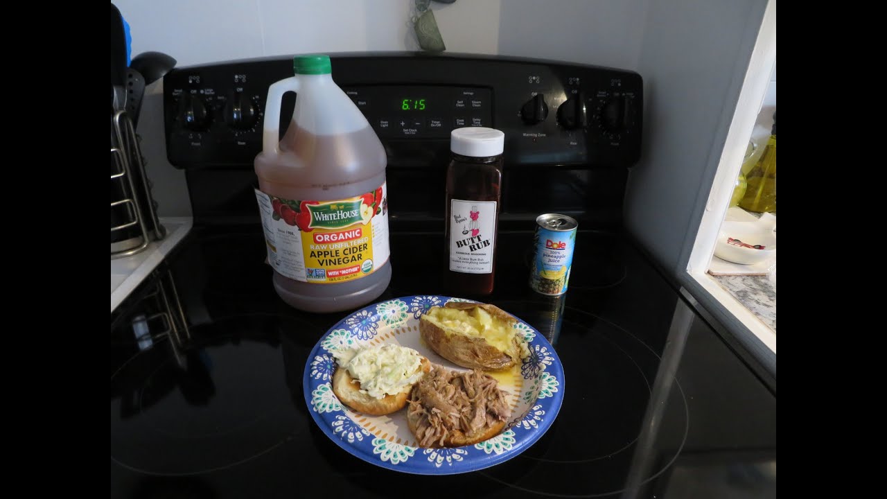 PULLED PORK / SMITHFIELD BBQ SAUCE / SWIFT PREMIUM BUUT ROAST / IN THE