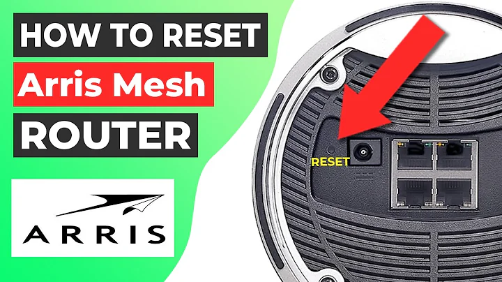 🔁 How to Reset a Router | Arris Surfboard Mesh
