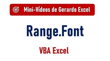 Propiedad Range.Font (objeto Font) - VBA Excel