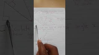 Five Identical triangles placed on a straight line: Grade 5 Cambridge