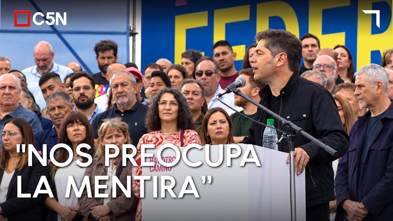 "Es un GOBIERNO IGNORANTE E INSENSIBLE" | AXEL KICILLOF EN AVELLANEDA