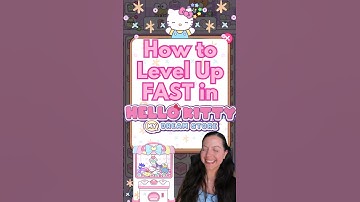 How to Level Up Fast in Hello Kitty My Dream Store 🌸 #hellokittyandfriends #hellokitty #cozygames