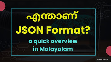 എന്താണ് JSON data format - Quick overview in Malayalam