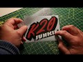How to make multi colour vinyl stickers that are perfect every time