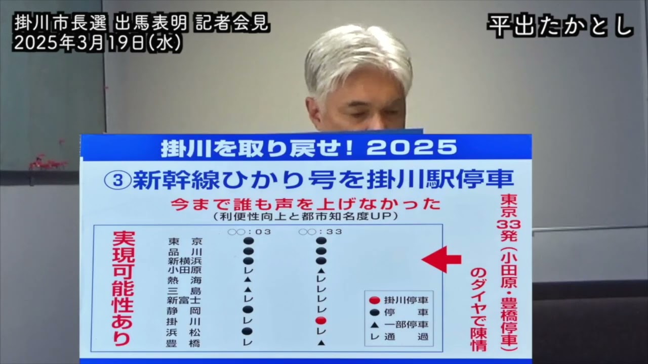 掛川を取り戻せ！2025決意しました。