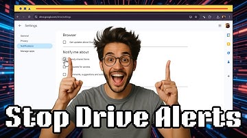 How To Turn Off Google Drive Notifications - For Beginners