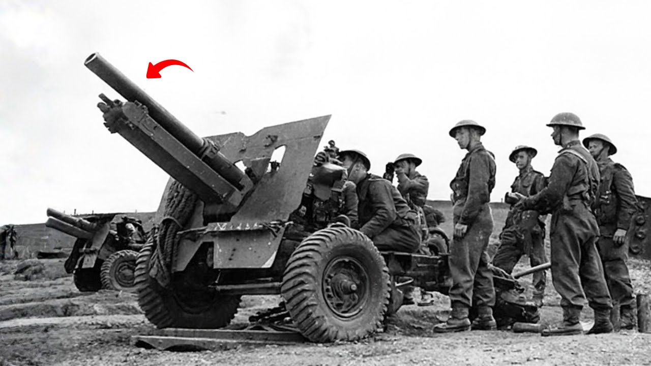 Немцы никогда не ожидали, что британская 25-фунтовая артиллерия будет поражать цели на расстоянии...