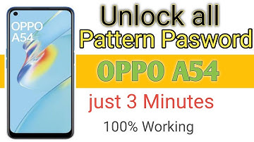 OPPO A54 CPH2236 Remove Screen Locks Without Data Loss by Hydra And Frp Bypass Code