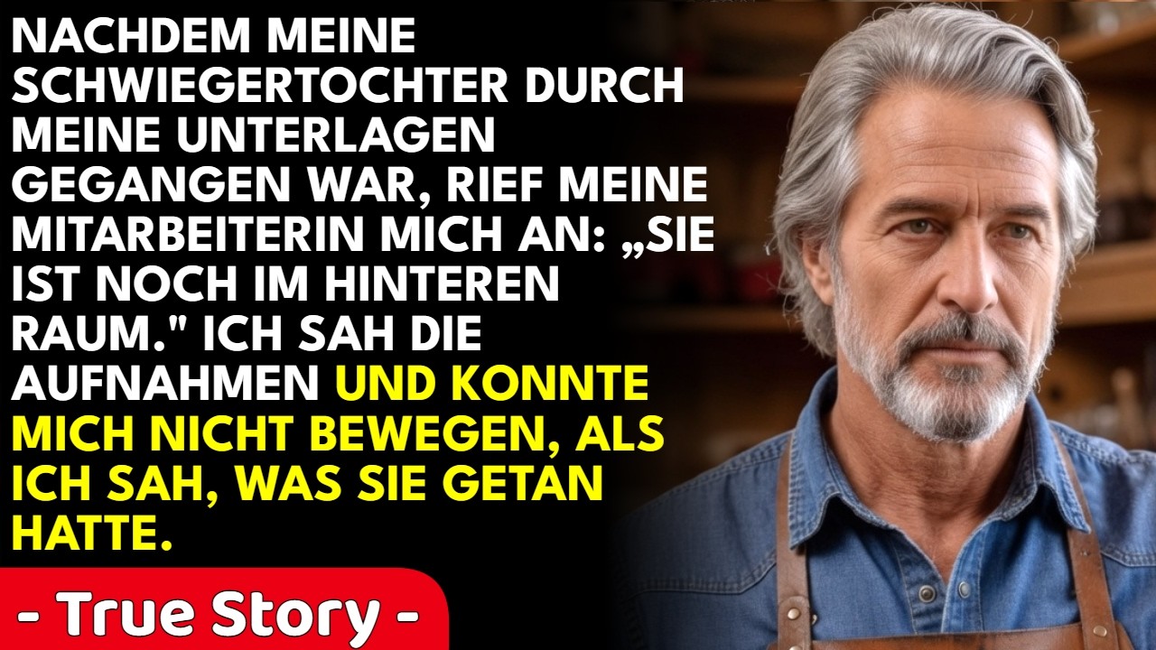 Ich hörte ihre Stimme durch das gekippte Küchenfenster, als ich eigentlich nur eine vergessene Mappe abholen wollte: „Er ist 71, er hat Herzmedikamente, und er arbeitet allein in einer Werkstatt....