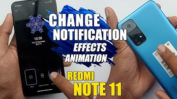 How To Change Notification Effect - Redmi Note 11