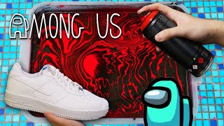 HYDRO Dipping Air FORCE 1&#39;s In Among Us COLORS !! 🎨