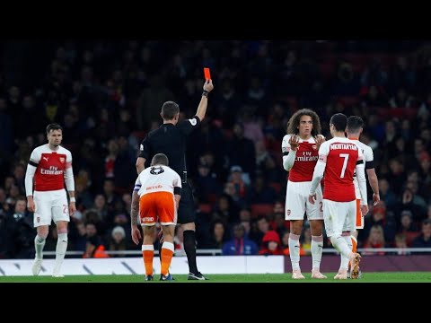 Guendouzi Fight VS Brighton RED CARD 20/06/2020 - YouTube