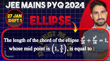 The length of the chord of the ellipse x²/25 + y²/16 = 1 whose mid point is (1, 2/5) is equal to: