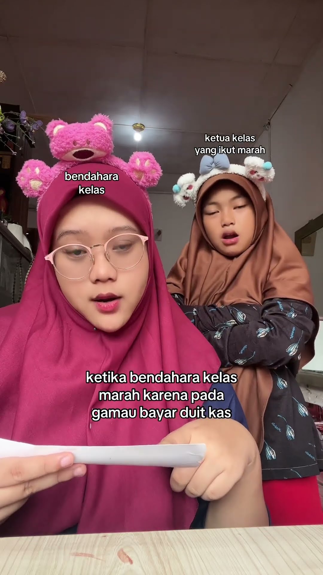 KETIKA BENDAHARA KELAS MARAH KARENA PADA GAMAU BAYAR DUIT KAS @adekkia