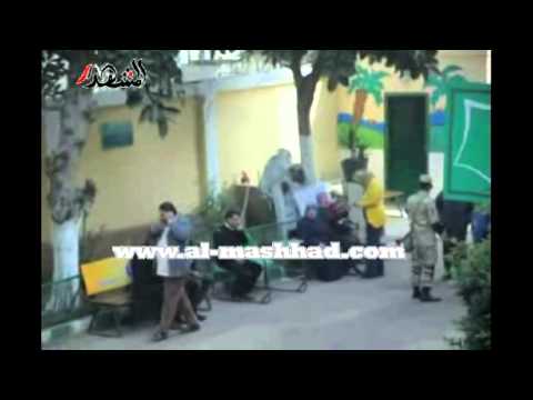 المشهد متابعة عمليه الاستفتاء من مدرسه الجيزة الإعدادية