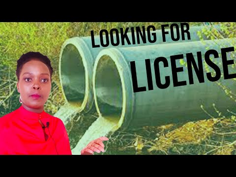 EFFLUENT DISCHARGE LICENSES APPLICATION REQUIREENT/2021