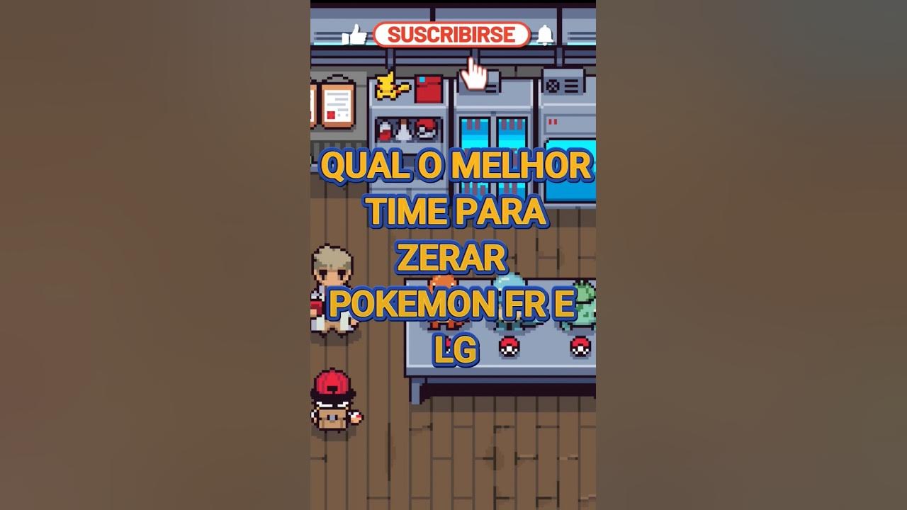 O MELHOR time para ZERAR Pokémon Fire Red e Leaf Green!!! #pokemon #po