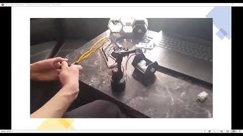 Brazo robótico controlado con Joysticks - Arduino