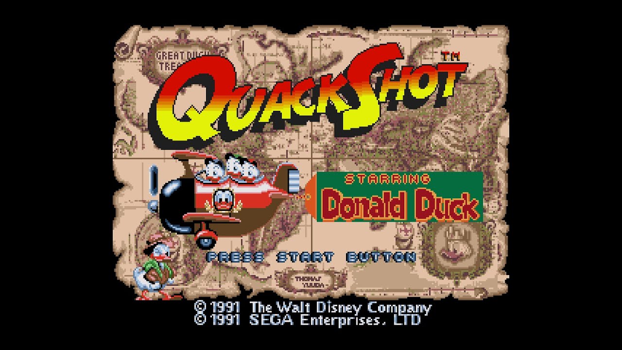 QuackShot: Starring Donald Duck - (Sega Genesis / Mega Drive) - Full Playthrough