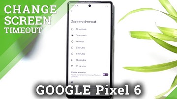 How to Change Screen Timeout on GOOGLE Pixel 6 – Adjust Display Settings