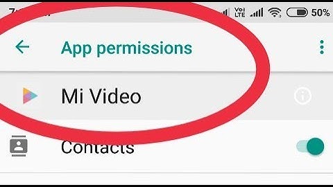 Fix Mi Video Problem Solve || And All Permission Allow Mi Video in Xiaomi Redmi Note 5 Prop