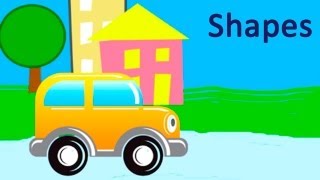 Children's Cartoons - Learn 2d 3d Shapes: Clever Car Counting 1: HOUSE screenshot 3