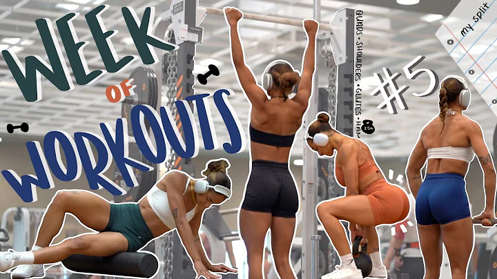 WEEK OF WORKOUTS | MY WEEKLY SPLIT | LEAVING MY GY...