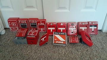 Pulling and Resetting 15 Different Fire Alarm Pull Stations