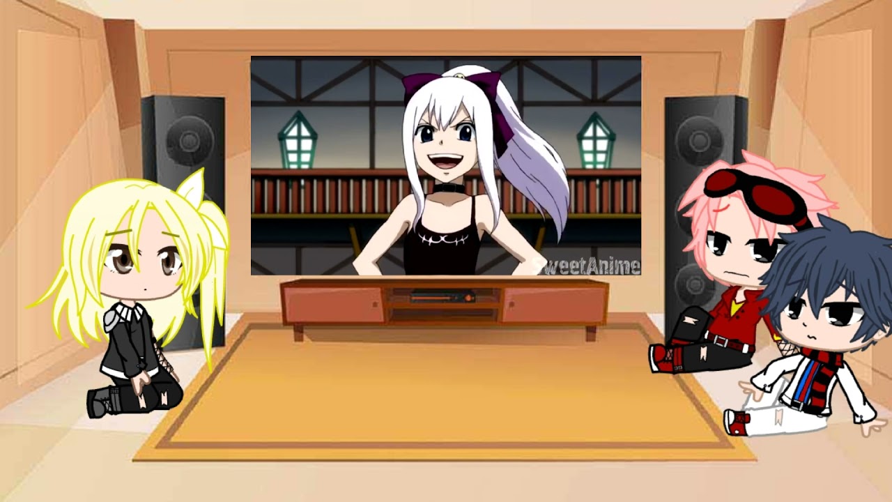 Реакция хвоста феи из эдаласа на Хвост феи с земли ТТ(Gacha Club) ТТ