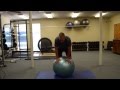 47 Year Old Stands on a Swiss Ball! | How to do Balance Exercises on a Swiss Ball