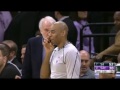 Pop tells Kawhi to throw it to the White Guy