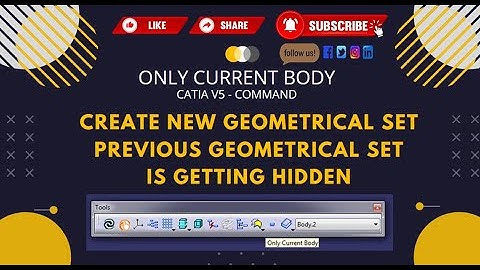 Geometrical set Hidden Issue | Catia V5 CAD Test Issue