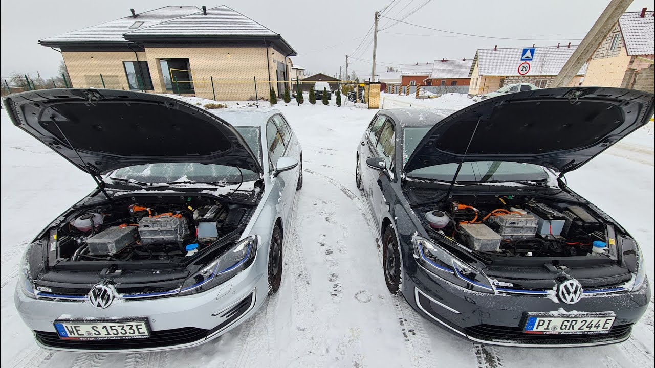 ТН или без ТН ! Эффективность теплового насоса в VW e-Golf 2018 г. рестайлинг 35.8 кwh. (Heat pump)
