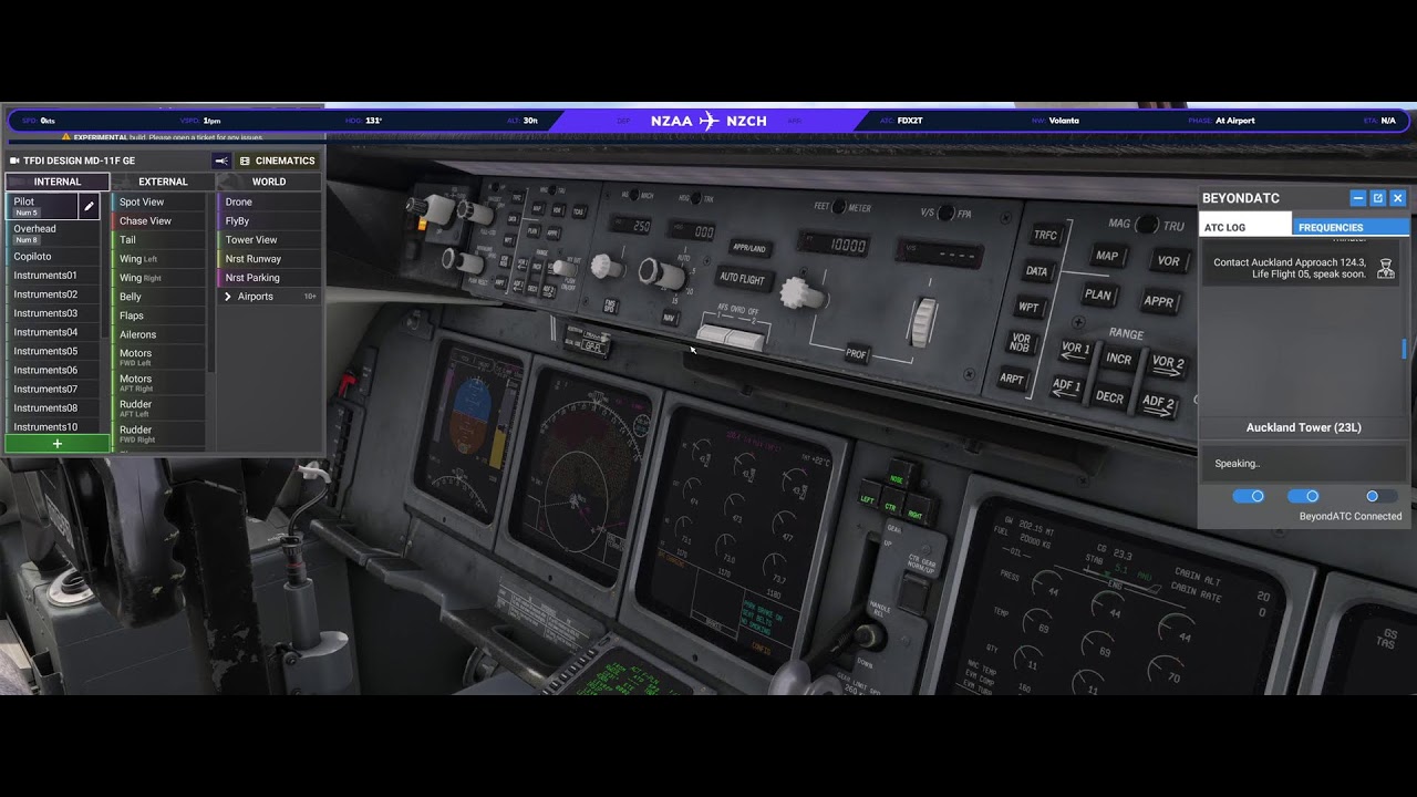 MD-11 TFDI FedEx | MSFS 2024 | NZAA ➝ NZCH 🇳🇿