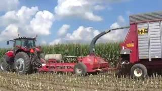 Corn Silage harvest near Maria Stein Ohio.