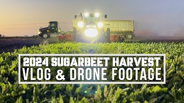 2024 Sugar Beet Harvest In North Dakota | VLOG and DRONE