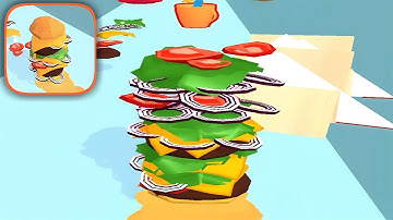 Burger Run All Levels Mobile Walkthrough iOS,Android Gameplay New Update Game Max Level #121