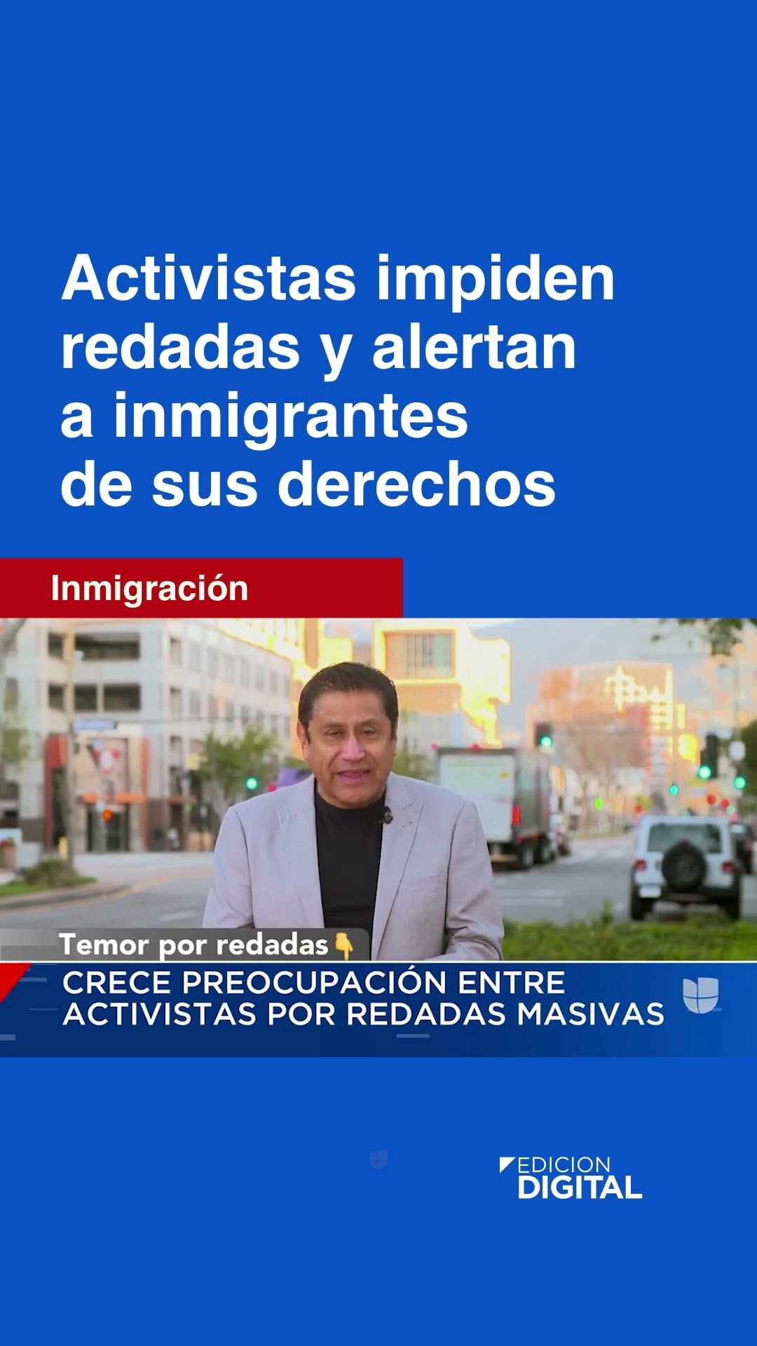 Denuncian que agentes de ICE hacen operativos puerta a puerta en Los Ángeles buscando indocumentados