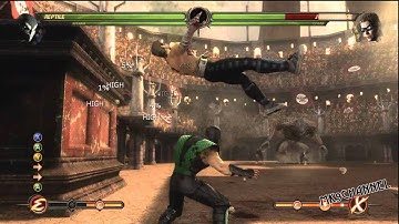 MK9 - Basic Reptile Combos