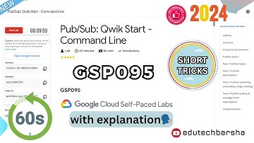 Pub/Sub: Qwik Start- Command Line | #GSP095 | Qwiklabs Arcade 2025  #new #arcade_facilitator 