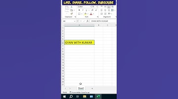 Best Excel Tips And Tricks #shortsvideo #excel #viral