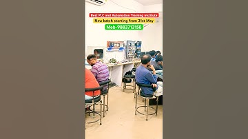 Best plc training institute in India #plc #scada #plctraining #shorts  #electrical #vfd #wiring #hmi