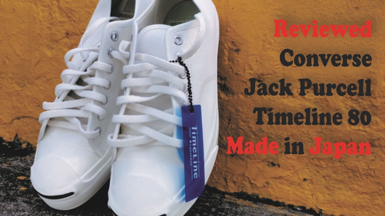 converse jack purcell timeline made in japan